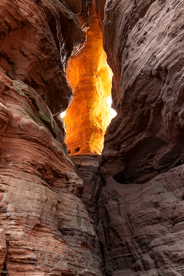Das Felsenglühen - Ein Naturschauspiel auf dem Altschlossfelsen